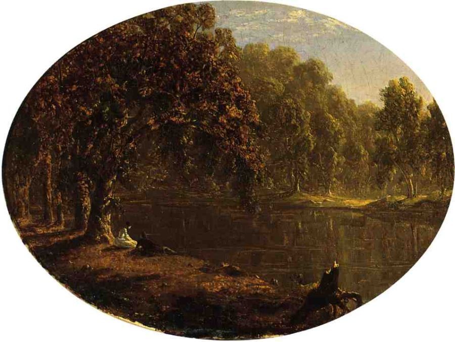Sanford Robinson Gifford The River-Bank